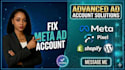 fix restricted meta ad accounts and setup advanced business manager