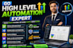 set up gohighlevel automation, funnels, CRM and integrations