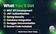 build a secure spring boot rest API with jwt authentication