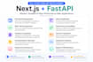 build a modern saas web app using nextjs and fastapi