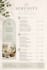 design elegant menus for your restaurant, event or spa