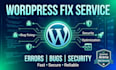 fix wordpress errors, bugs and security issues fast and professionally