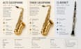 record alto and tenor saxophone or clarinet for your project