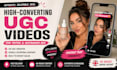 create viral problem solving ugc ads for drop shipping brands
