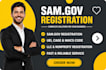 sam gov registration naics code cage code nonprofit registration llc register