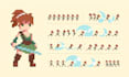 create pixel art sprite sheet pixel animation 2d pixel game assets for rpg maker