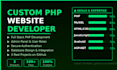 build a PHP mysql website with admin panel
