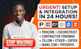 setup procore co construct contractor foreman zillow vtiger zapier make com