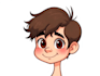 paint amazing vector cartoon portrait