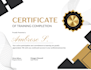 create modern certificate design, diploma, award certificates high school design