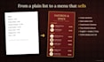 design a restaurant menu, food menu, qr menu and digital menu board