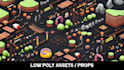 create low poly models, props and asset packs
