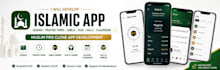 develop islamic app, quran app, prayer times, qibla, dua app, muslim pro clone