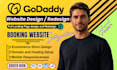 godaddy website design, dadaddy website redesign, godaddy ecommerce, godaddy