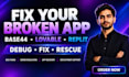 fix and secure your existing base44 app, harden  base44 app