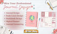 journal design digital planner KDP journal journal formatting