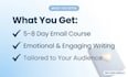 write relationship email course that converts