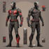 create scifi, fantasy, superhero character design