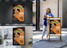 design food and burger social media ads