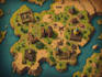 illustrate a custom map for a world, city, town, or dungeon