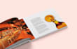 design unique minimalist book layout for coffee table book, catalogs