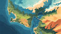 design a vector map illustration