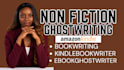 ghostwrite your non fiction book or ebook that engages readers