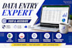 do accurate data entry, excel ,logo design, and web research