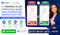 fix webflow ucraft mobile bug speed issues checkout fail payments error SEO