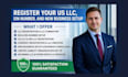 register your US llc, ein number, and new business setup