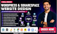 create a wordpress locksmith website design  handyman squarespace website
