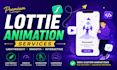 make lottie and svg animation for your website