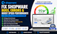 fix shopware website bugs errors boost speed performance core web vitals