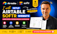 setup airtable softr website client portal database design and automation