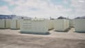 create 3d battery energy storage system renewable energy industrial animation