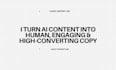 humanize, edit, and fact check ai generated content professionally