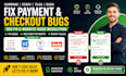 fix gumroad ecwid tilda duda payment checkout bug issues SEO website fix optimiz