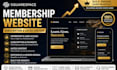 create squarespace membership website with subscription and gated content