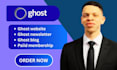 ghost newsletter ghost cms website build ghost migrate ghost blog