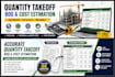 do accurate construction cost estimation, material takeoff, quantity take