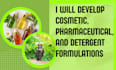 develop cosmetic, pharmaceutical, and detergent formulations