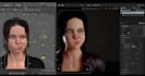 maximo compactible rig for talkingheadjs,oculus blendshape,viseme,vr,iclone 8