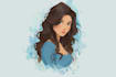 do cute disney cartoon portrait