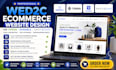 design or redesign wed2c durable 10web shift4shop ecommerce dropshipping website