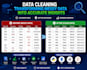 do data cleaning, analysis and interactive visualization using python and sql