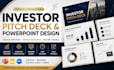 design investor pitch deck powerpoint presentation and google slides