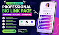 design and setup professional linktree beacons bio link page