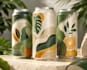 design modern eco friendly pouch, box packaging, can, doypack label and dieline