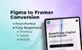 convert figma to framer website pixel perfect responsive