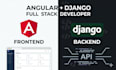 developer django backend and frontend angular